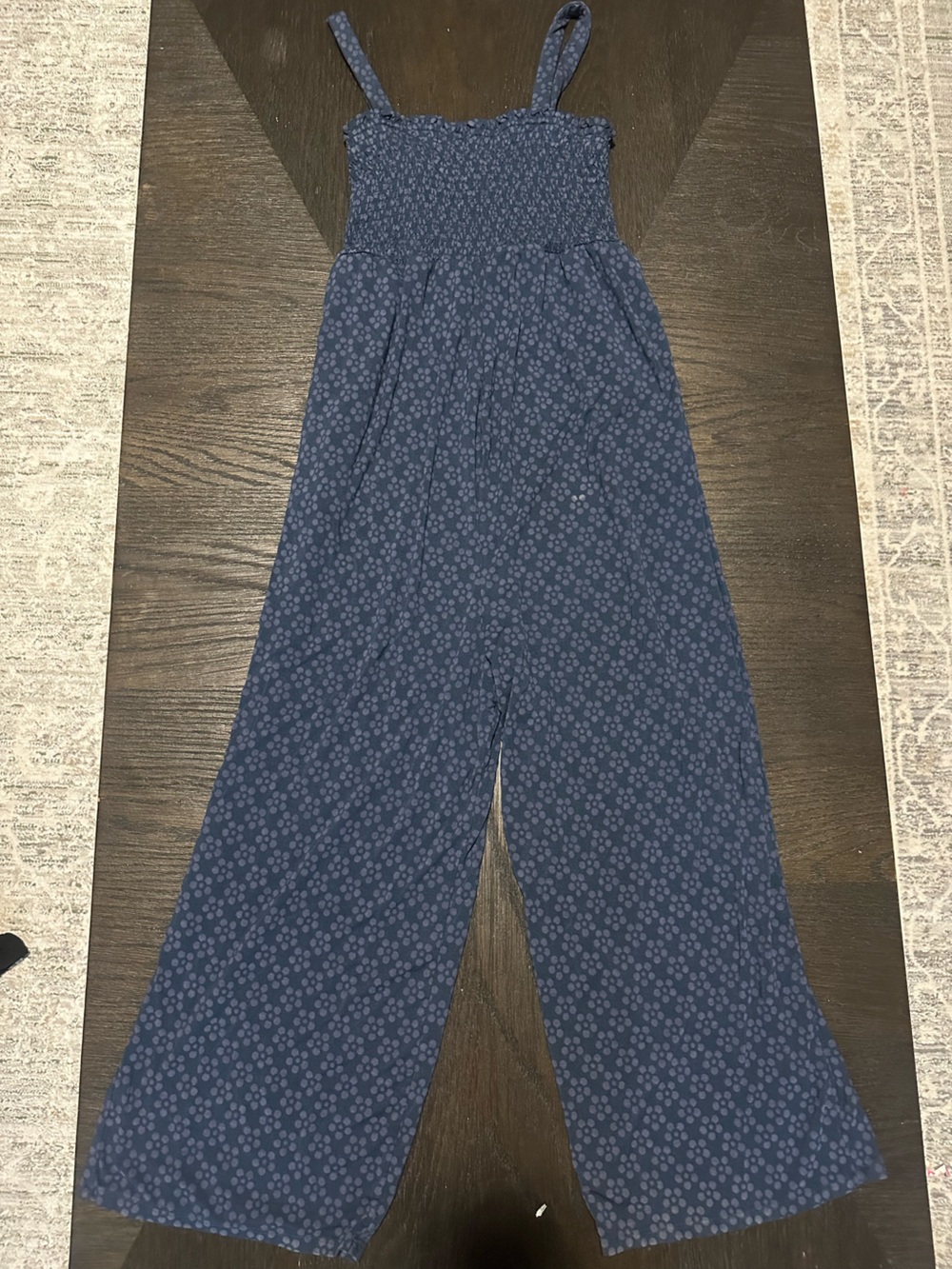 Ingrid & Isabel Navy Blue Floral Jumpsuit